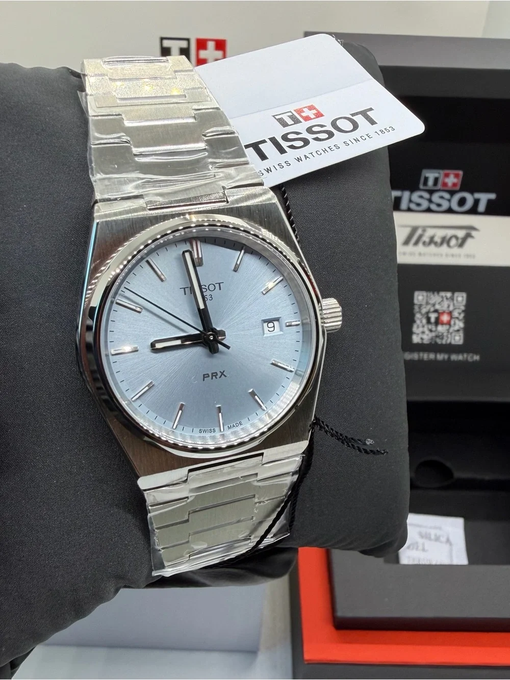 Tissot PRX Ice Blue 35mm Quartz watch Ref: T137.210.11.351.00